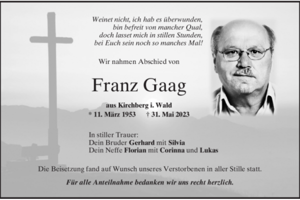 Gaag Franz